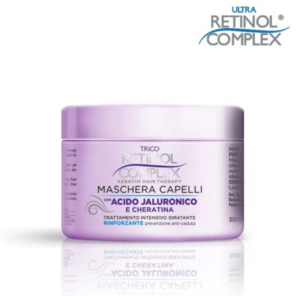 Trico retinol complex maschera capelli con acido jaluronico & cheratina 300 ml